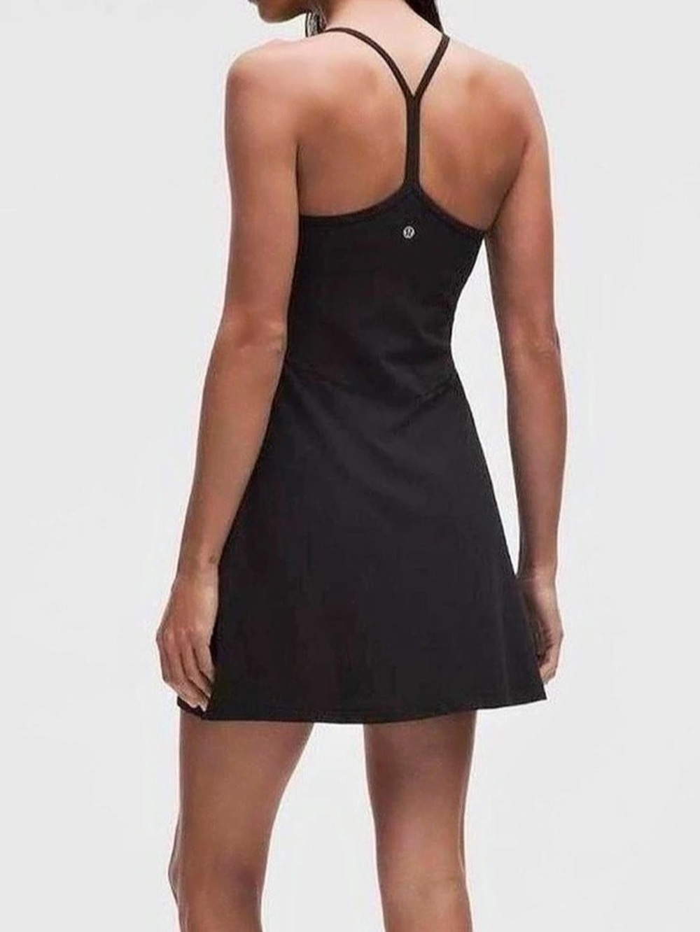 lululemon flow dress B/C cup with  Black color ( size Large ) Never wear . Brand